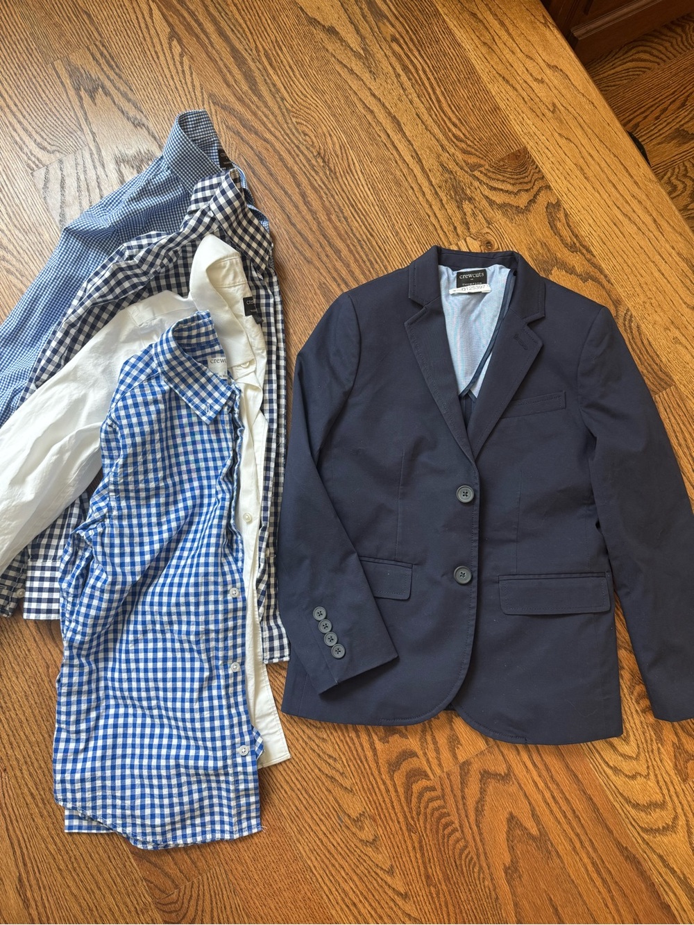 Crewcuts Thompson Navy Boys' Blazer - Classic Two-Button Sport Coat